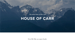 Desktop Screenshot of houseofcarr.com